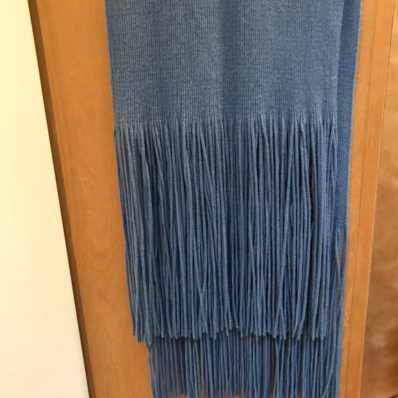 A long blue scarf 90” - Picture 1 of 4